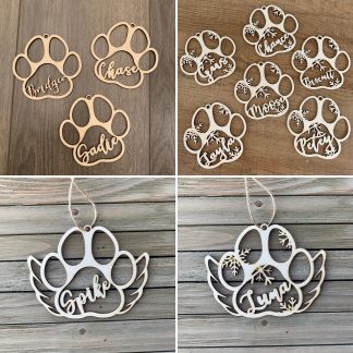 Personalized Dog Paws