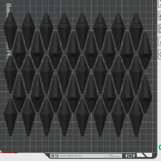 160x 3d Printed - Black Knife Stands