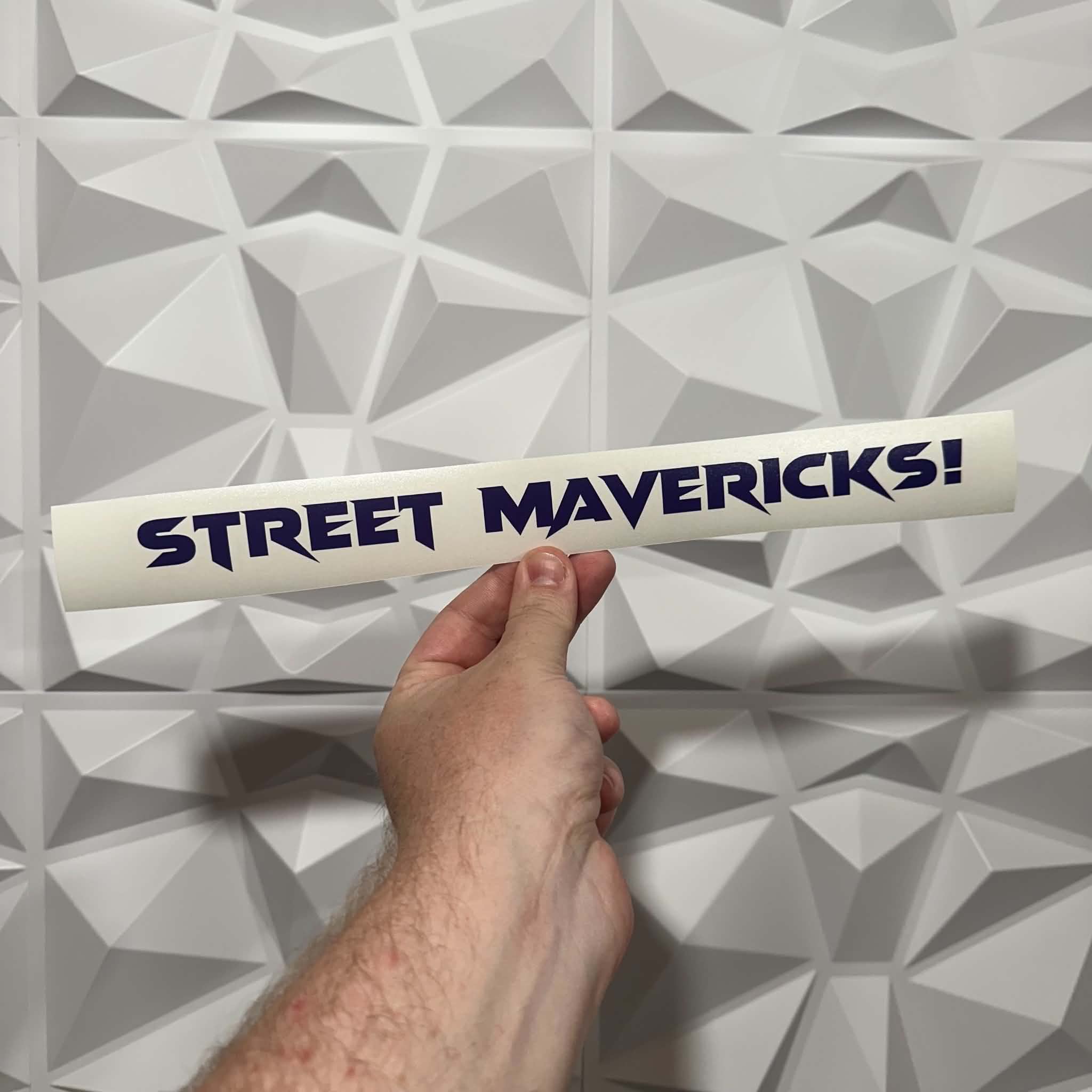 Street Mavericks Text Sticker